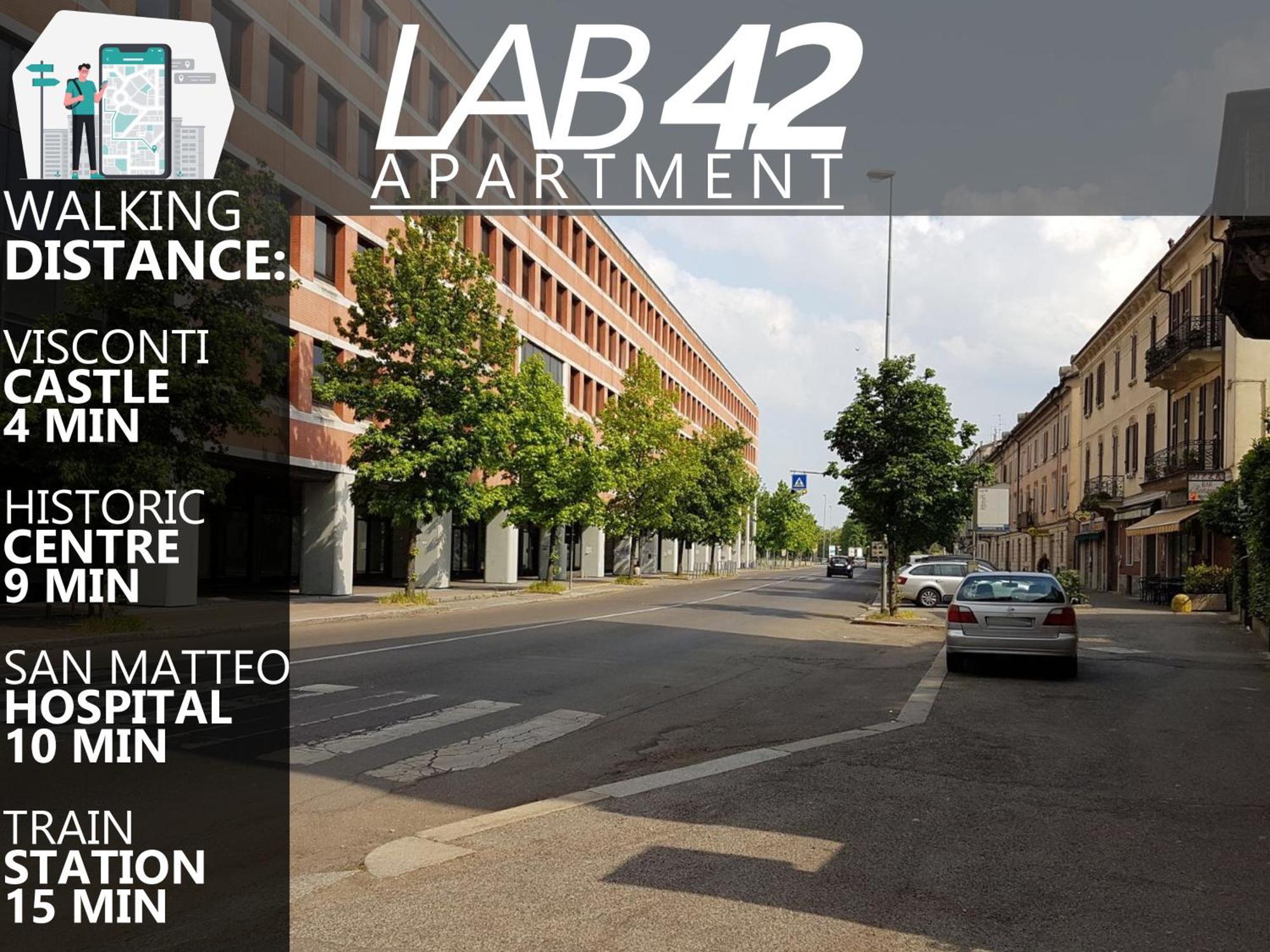 Lab42 City & San Matteo Apartment - 2 Bedrooms Pavia Dış mekan fotoğraf